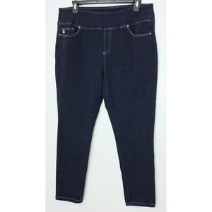 Belle by Kim Gravel Jeans Women's Size 20W Blue Flexibelle Pullon Knit Jeggings